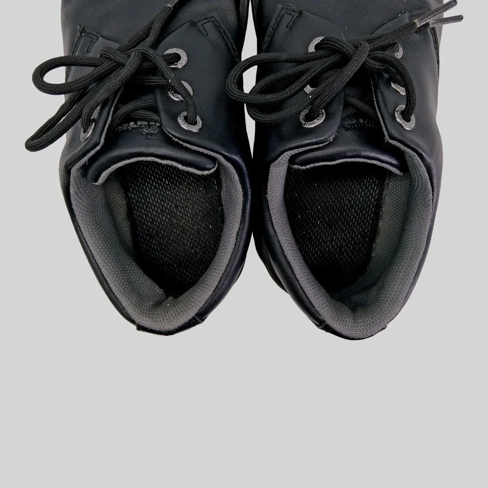 Dr Martens Kent Shoes Mens Size 9 Black Leather Lace Up Casual Lug Sole Oxford